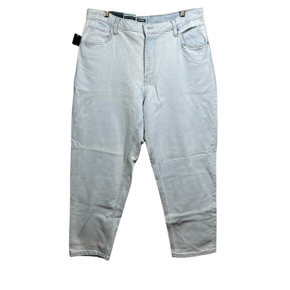 Wild Fable Women's Super-High Rise Acid Over-Dye Straight Jeans size 16 Y2K - Picture 1 of 14